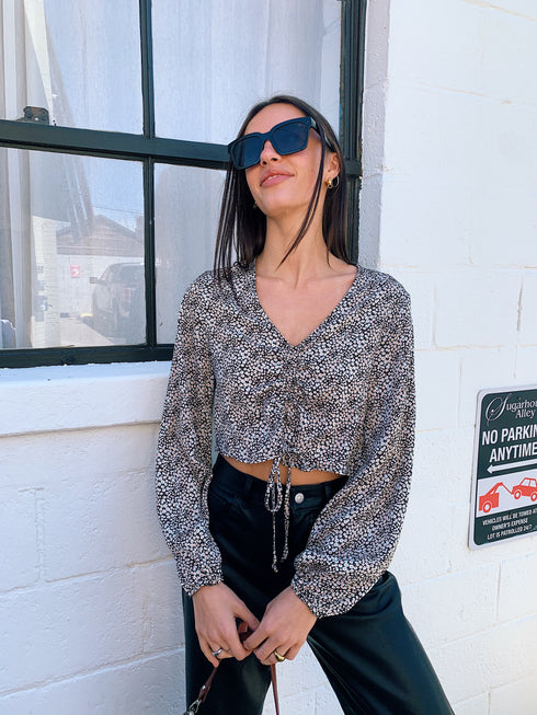 The Garden Party Top // Black